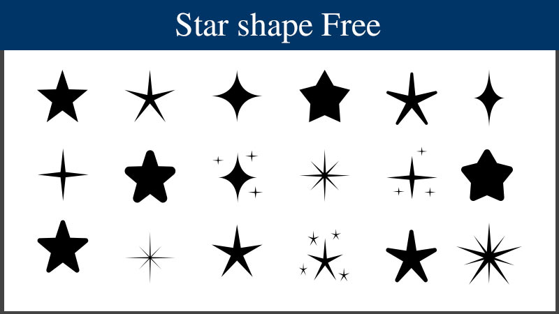 free star shape images