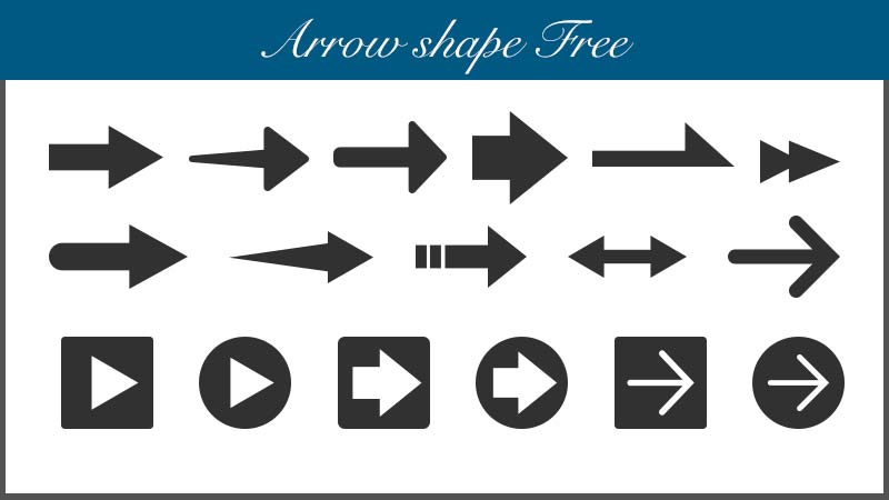 arrow shape free Top image